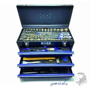 مجموعه جعبه بکس و ابزار 408 عددی صنعتی باس مدل BOX-408